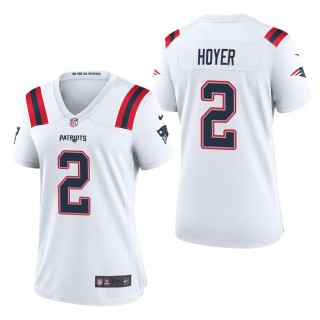 Women's New England Patriots Brian Hoyer White Game Jersey