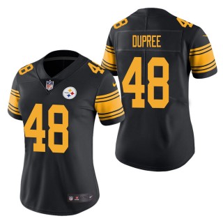 Women's Pittsburgh Steelers Bud Dupree Black Color Rush Limited Jersey