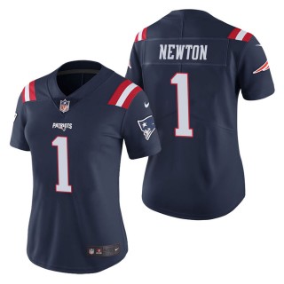 Women's New England Patriots Cam Newton Navy Color Rush Limited Jersey