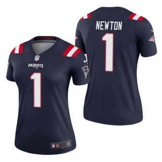 Women's New England Patriots Cam Newton Navy Legend Jersey