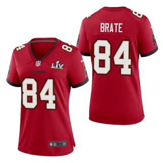Women's Tampa Bay Buccaneers Cameron Brate Red Super Bowl LV Jersey