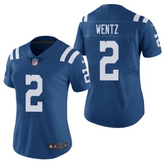 Women's Indianapolis Colts Carson Wentz Royal Color Rush Limited Jersey