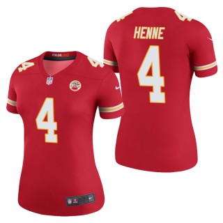 Women's Kansas City Chiefs Chad Henne Red Color Rush Legend Jersey