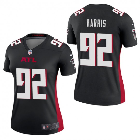 Women's Atlanta Falcons Charles Harris Black Legend Jersey