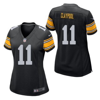 Women's Pittsburgh Steelers Chase Claypool Black Game Jersey
