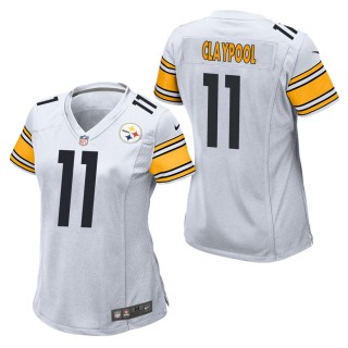Women's Pittsburgh Steelers Chase Claypool White Game Jersey