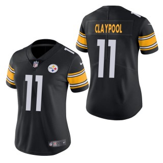 Women's Pittsburgh Steelers Chase Claypool Black Vapor Untouchable Limited Jersey