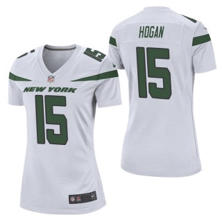 Women's New York Jets Chris Hogan White Game Jersey