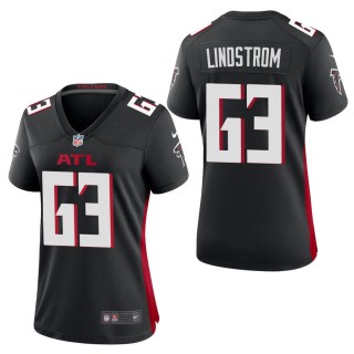 Women's Atlanta Falcons Chris Lindstrom Black Game Jersey