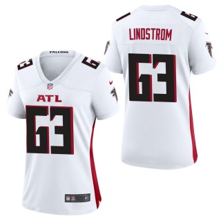 Women's Atlanta Falcons Chris Lindstrom White Game Jersey