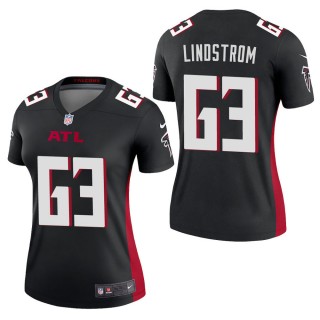 Women's Atlanta Falcons Chris Lindstrom Black Legend Jersey