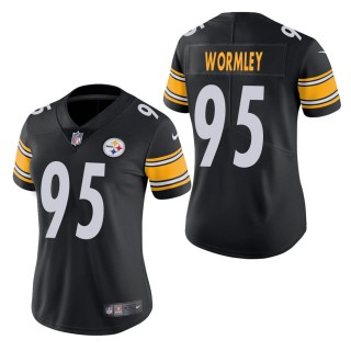 Women's Pittsburgh Steelers Chris Wormley Black Vapor Untouchable Limited Jersey