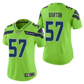 Women's Seattle Seahawks Cody Barton Green Color Rush Limited Jersey