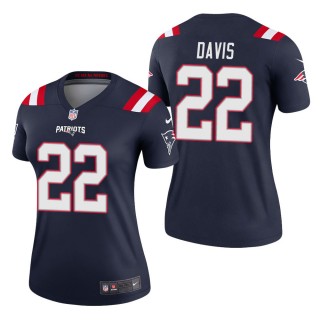 Women's New England Patriots Cody Davis Navy Legend Jersey