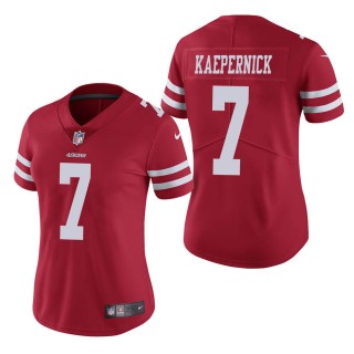 Women's San Francisco 49ers Colin Kaepernick Scarlet Vapor Untouchable Limited Jersey