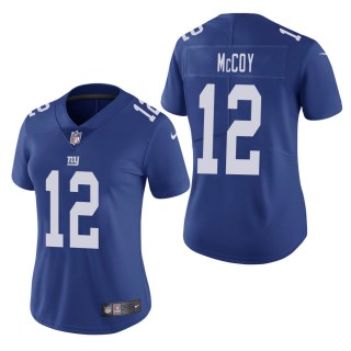 Women's New York Giants Colt McCoy Royal Vapor Untouchable Limited Jersey