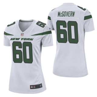 Women's New York Jets Connor McGovern White Game Jersey