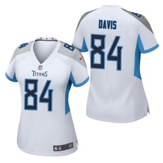 Women's Tennessee Titans Corey Davis White Game Jersey