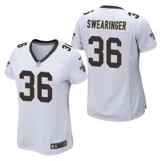 Women's New Orleans Saints D.J. Swearinger White Game Jersey
