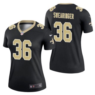 Women's New Orleans Saints D.J. Swearinger Black Legend Jersey