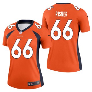 Women's Denver Broncos Dalton Risner Orange Legend Jersey