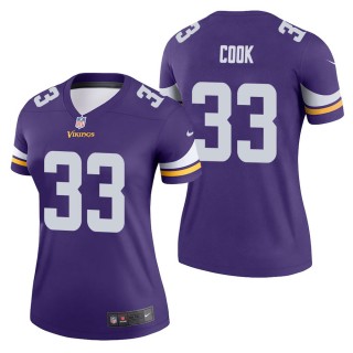 Women's Minnesota Vikings Dalvin Cook Purple Legend Jersey