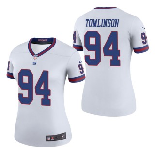 Women's New York Giants Dalvin Tomlinson White Color Rush Legend Jersey