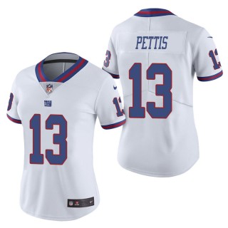 Women's New York Giants Dante Pettis White Color Rush Limited Jersey