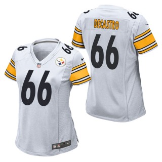 Women's Pittsburgh Steelers David DeCastro White Game Jersey