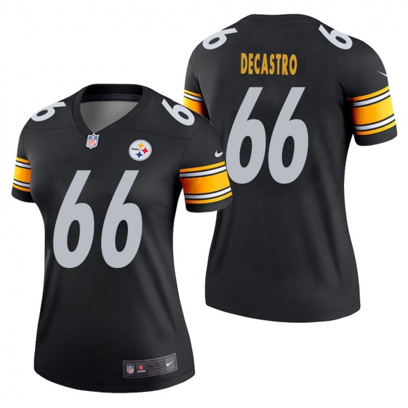 Women's Pittsburgh Steelers David DeCastro Black Legend Jersey