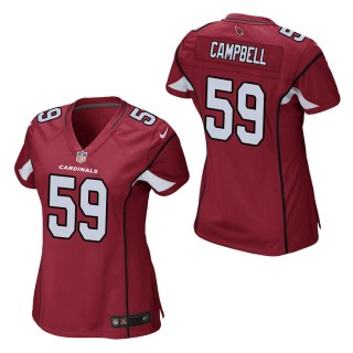 Women's Arizona Cardinals De'Vondre Campbell Cardinal Game Jersey