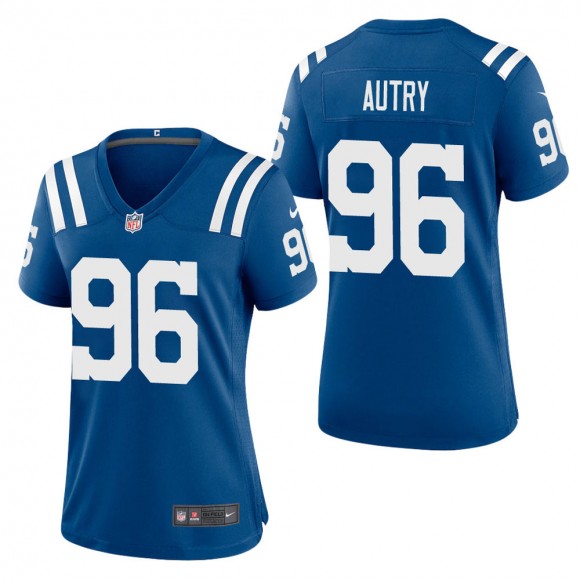 Women's Indianapolis Colts Denico Autry Royal Game Jersey