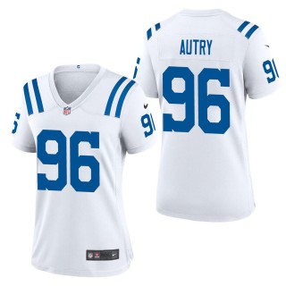 Women's Indianapolis Colts Denico Autry White Game Jersey