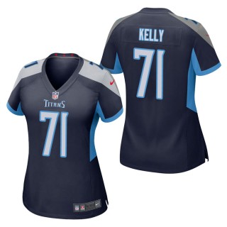 Women's Tennessee Titans Dennis Kelly Navy Game Jersey