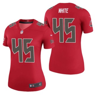 Women's Tampa Bay Buccaneers Devin White Red Color Rush Legend Jersey