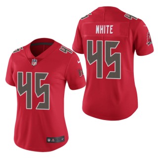 Women's Tampa Bay Buccaneers Devin White Red Color Rush Limited Jersey