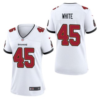 Women's Tampa Bay Buccaneers Devin White White Game Jersey