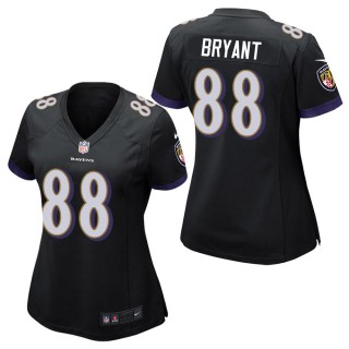 Women's Baltimore Ravens Dez Bryant Black Game Jersey