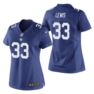 Women's New York Giants Dion Lewis Royal Game Jersey