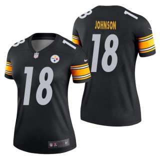 Women's Pittsburgh Steelers Diontae Johnson Black Legend Jersey