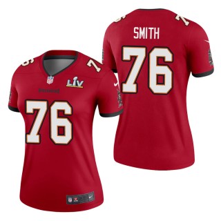 Women's Tampa Bay Buccaneers Donovan Smith Red Super Bowl LV Jersey