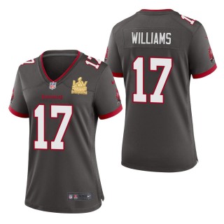Women's Tampa Bay Buccaneers Doug Williams Pewter Super Bowl LV Champions Jersey