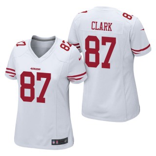 Women's San Francisco 49ers Dwight Clark White Game Jersey