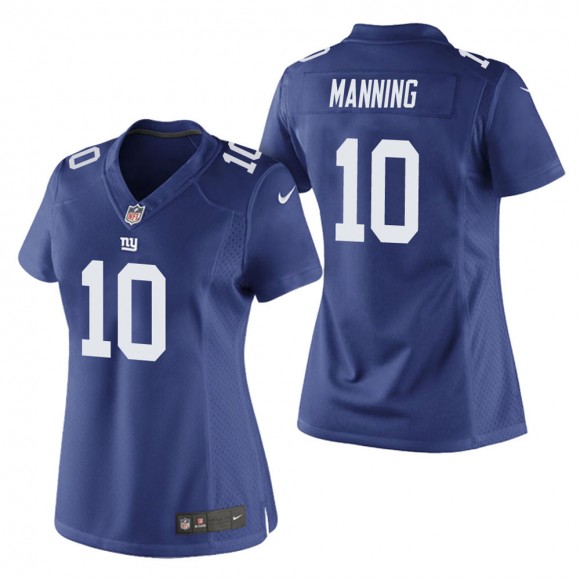 Women's New York Giants Eli Manning Royal Game Jersey