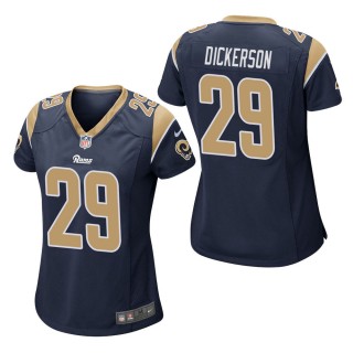 Women's Los Angeles Rams Eric Dickerson Navy Game Jersey
