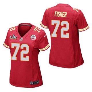 Women's Kansas City Chiefs Eric Fisher Red Super Bowl LV Jersey