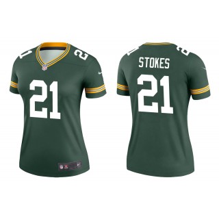 Women's Green Bay Packers Eric Stokes Green Legend Jersey
