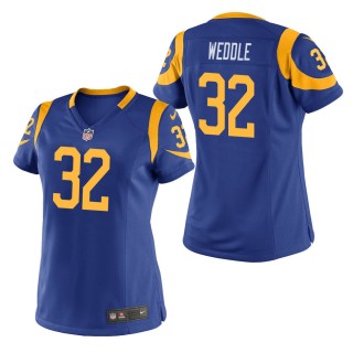 Women's Los Angeles Rams Eric Weddle Royal Game Jersey