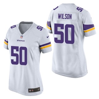 Women's Minnesota Vikings Eric Wilson White Game Jersey