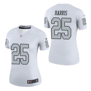 Women's Las Vegas Raiders Erik Harris White Color Rush Legend Jersey